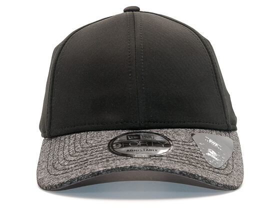 Kšiltovka New Era Jersey Tech 9FORTY Black Strapback