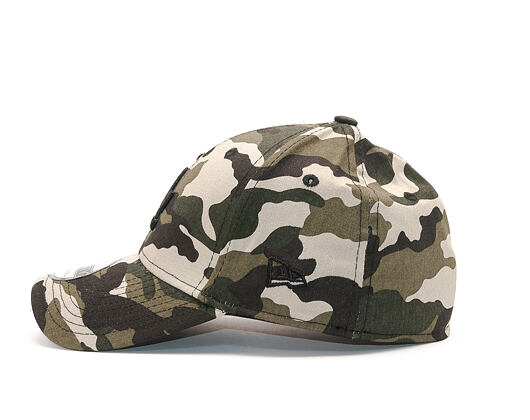Kšiltovka New Era League Essential Los Angeles Dodgers 39THIRTY Woodland Camo/Black
