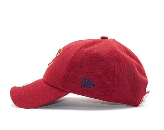 Kšiltovka New Era The League Cleveland Cavaliers Red C Logo 9FORTY Official Team Colors Strapback