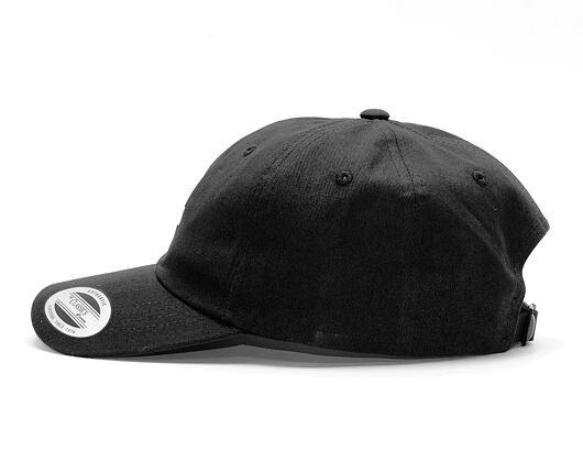 Kšiltovka Snapbacks.cz SNBCK Curved Classic Black Snapback