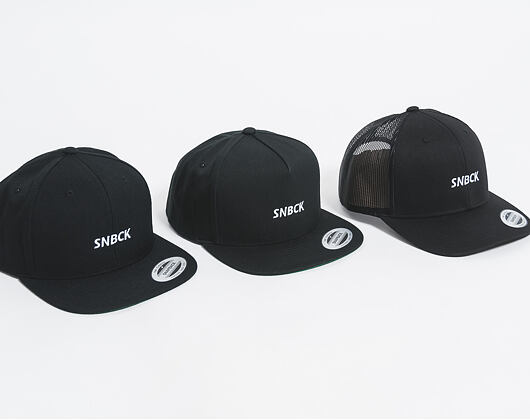 Kšiltovka Snapbacks.cz SNBCK A Frame Black Snapback