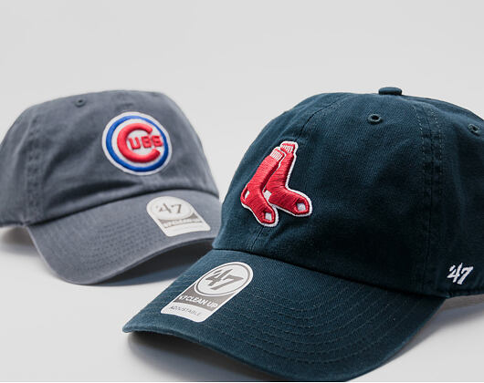 Kšiltovka 47 Brand Boston Red Sox Clean Up Navy Strapback
