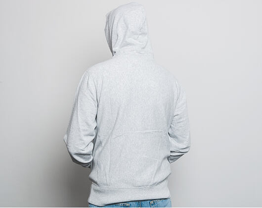 Mikina S Kapucí Champion Hooded Sweatshirt Classic Logo Grey 215210
