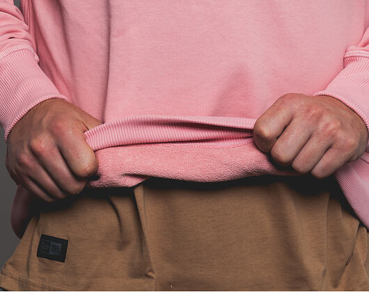 Mikina New Era Originators Crewneck Bright Rose