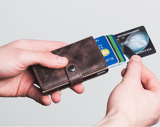 Peněženka Secrid Miniwallet Vintage Chocolate