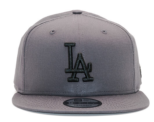 Kšiltovka New Era League Essential Los Angeles Dodgers 9FIFTY Grey Heather/Black Snapback