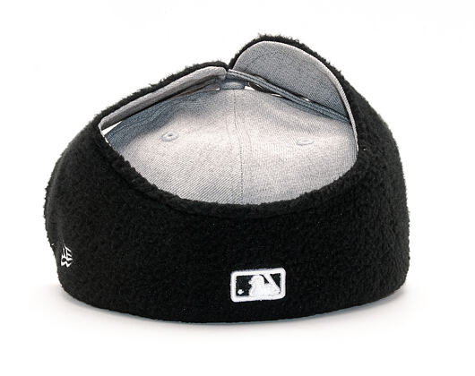 Kšiltovka S Klapkami New Era Premium Dog Ear Boston Red Sox 59FIFTY Heather Grey/Black