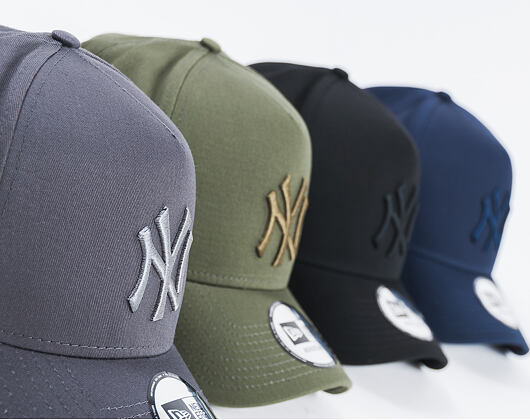 Kšiltovka New Era League Essential A Frame New York Yankees 9FORTY Night Shift Navy/Grey Heather Sna