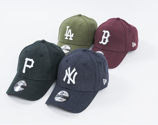 Kšiltovka New Era Seasonal Heather New York Yankees 9FORTY Heather Navy/White Strapback