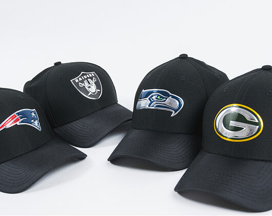 Kšiltovka New Era Black Coll New England Patriots 39THIRTY Black