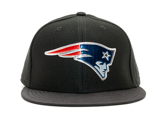 Kšiltovka New Era Black Coll New England Patriots 59FIFTY Black