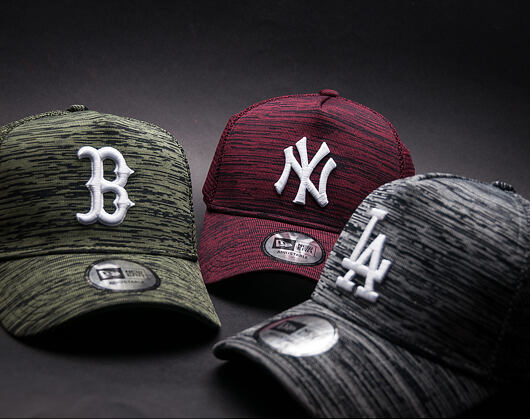 Kšiltovka New Era Engineered Fit Boston Red Sox 9FORTY  A-Frame New Olive/Rifle Green/Black Snapback