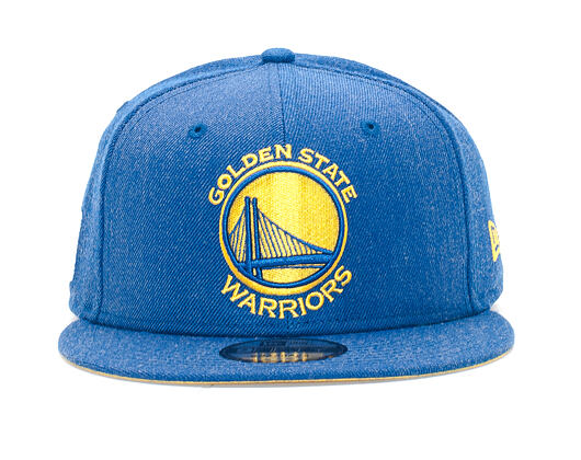 Kšiltovka New Era Team Heather Golden State Warriors 9FIFTY Heather Light Royal/Yellow Snapback