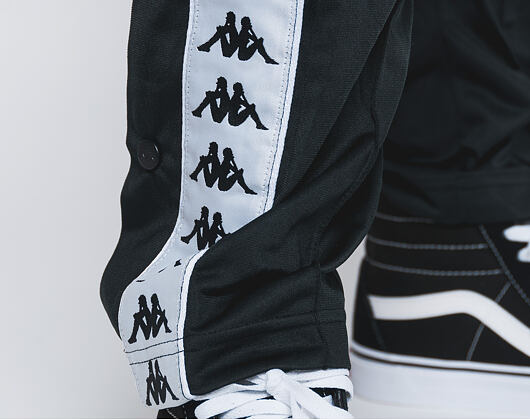 Tepláky Kappa Banda Astoria Snaps Slim Black/White