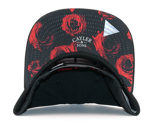 Kšiltovka Cayler & Sons White Label Thorns Black/Red Snapback