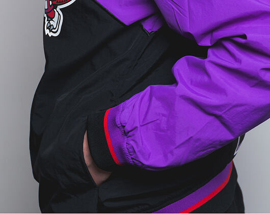 Bunda Mitchell & Ness Authentic Warm Up Toronto Raptors Black/Purple