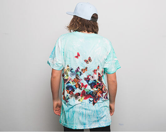 Triko HUF Butterfly Effect Tie Dye Blue