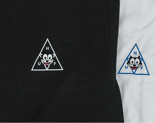 Triko HUF Felix The Cat Triple Triangle Black