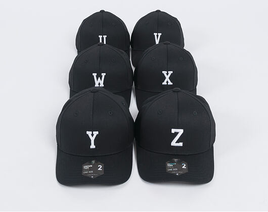 Kšiltovka State of WOW ALPHABET - Yankee Baseball Cap Crown 2 Black/White Strapback