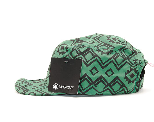 Kšiltovka UPFRONT BAGKAT 5-Panel Green Strapback
