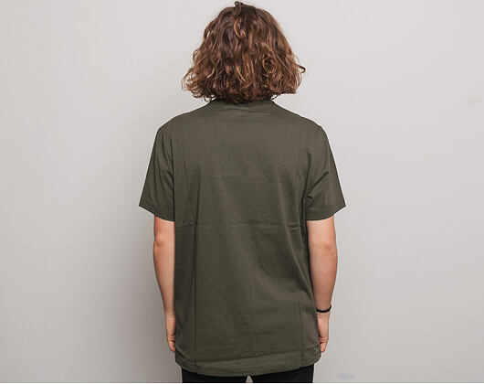 Triko Champion Crewneck T-Shirt Classic Logo Olive