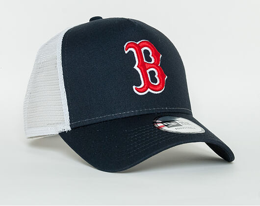 Kšiltovka New Era  Team Essential Boston Red Sox 9FORTY A-FRAME TRUCKER  Official Team Color /