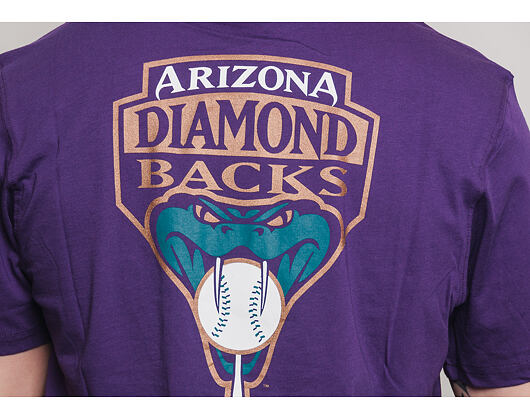 Triko New Era Coast 2 Coast Chest Tee Arizona Diamondbacks Purple