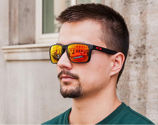 Sluneční Brýle Oakley Holbrook XL Matte Black/Prizm Ruby OO9417-0459