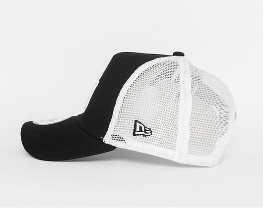 Kšiltovka New Era - MLB Clean 9FORTY Trucker - NY Yankees - Black / White