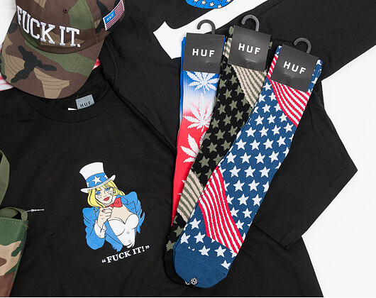 Ponožky HUF USA Red