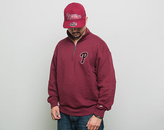 Mikina New Era Postgradual Pack Turtle Neck Philadelphia Phillies Burgundy