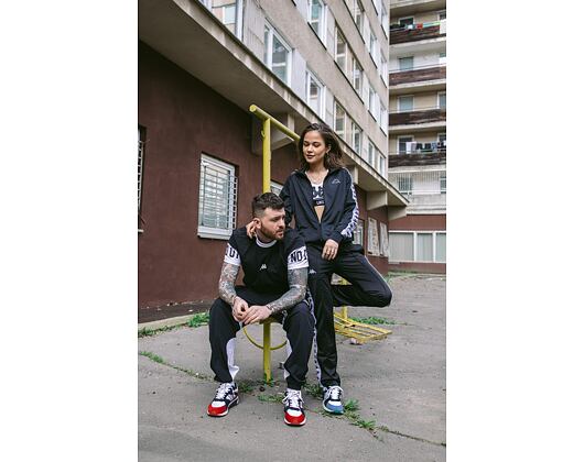 Tepláky Kappa Banda 10 Alen Black/White