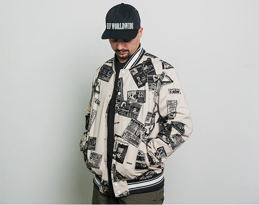 Bunda HUF Peep Show Varsity Jacket Birch