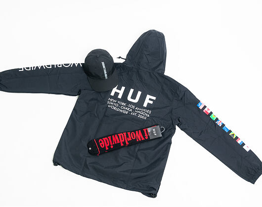 Kšiltovka HUF Pole Position Black Strapback