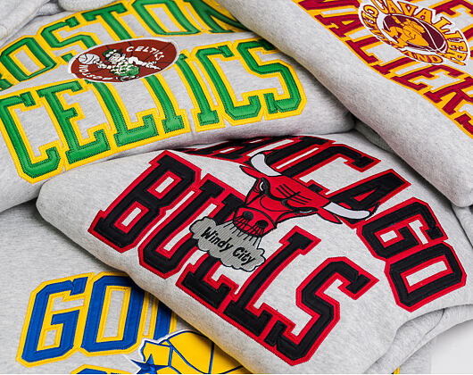 Mikina S Kapucí Mitchell & Ness Play Off Win Hoody Cleveland Cavaliers Grey