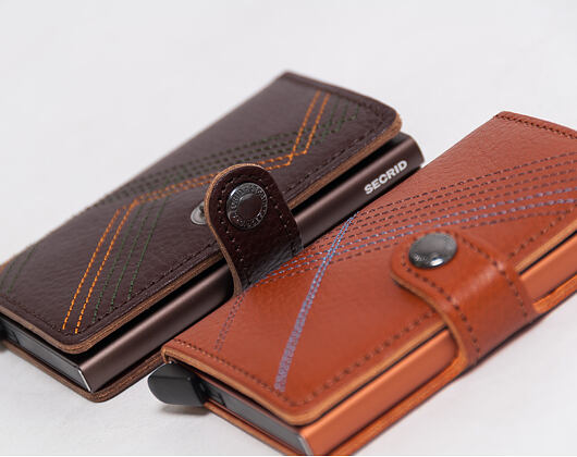 Peněženka Secrid Miniwallet Stitch Linea Caramello