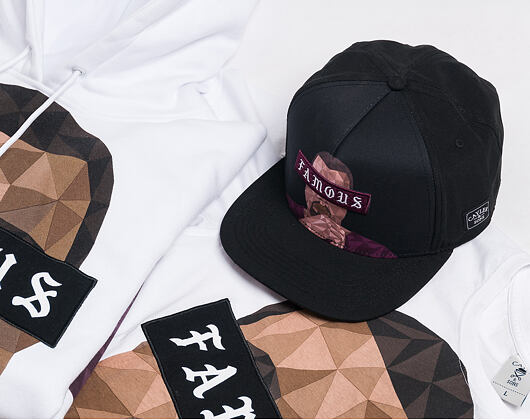 Kšiltovka Cayler & Sons WL Drop Out Cap Black/Bordeaux Snapback