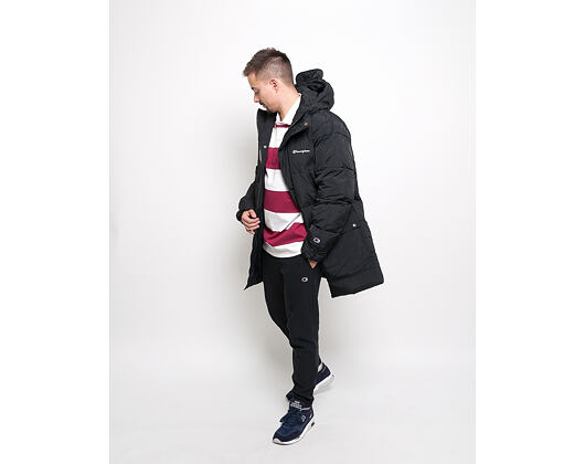 Triko Champion Long Sleeve Polo T-Shirt Red/White