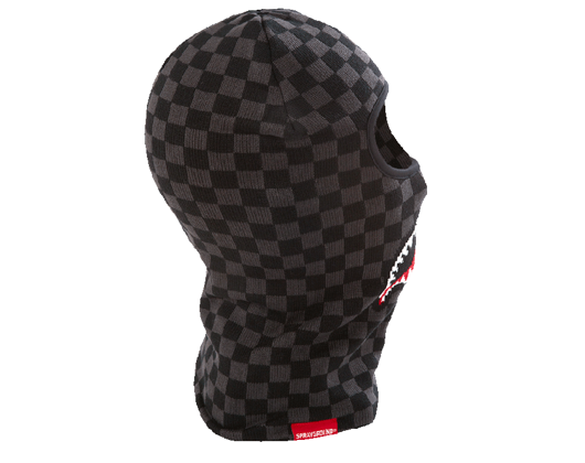 Kukla Sprayground Checkered Ski Mask Black/Grey