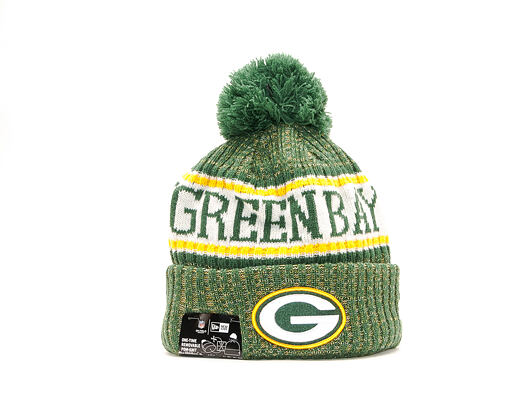 Kulich New Era Green Bay Packers Sideline Sport Knit Official Team Colors