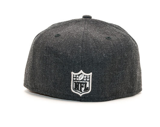 Kšiltovka New Era 59FIFTY Oakland Raiders Heather Black