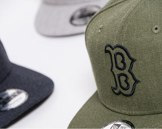 Kšiltovka New Era 9FIFTY Boston Red Sox Heather Essential New Olive/Black