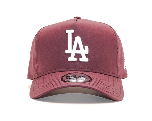 Kšiltovka New Era 9FORTY A-Frame Los Angeles Dodgers Ripstop Maroon/White Snapback