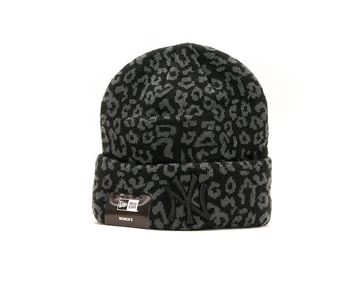Dámský Kulich New Era New York Yankees Leopard Cuff Black/Black