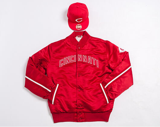Bunda New Era Cincinnati Reds 1990 Ws Winners Varsity Jacket Scarlet