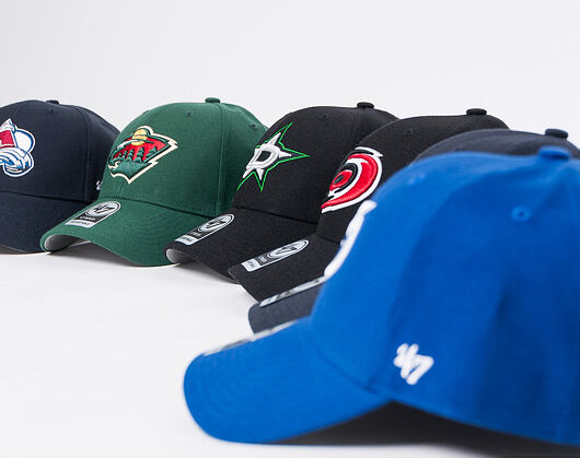 Kšiltovka 47 Brand Minnesota Wild MVP Dark Green Strapback