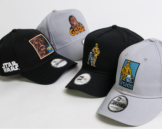 Kšiltovka New Era 9FORTY A-Frame Star Wars Chubacca Gray Snapback