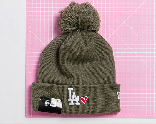 Kulich New Era Heart Knit Los Angeles Dodgers New Olive
