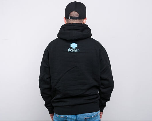 Mikina Pink Dolphin Tsunami Hoodie Black