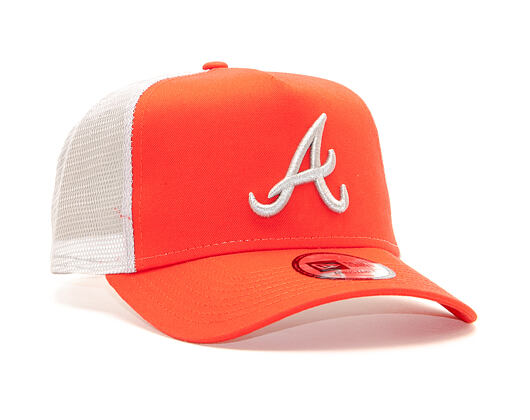 Kšiltovka New Era 9FORTY A-Frame Trucker Atlanta Braves Red/White Snapback